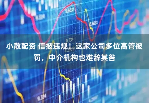 小散配资 信披违规！这家公司多位高管被罚，中介机构也难辞其咎